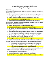 Đề Thi Trắc Nghiệm Học Phần Kinh Tế Xây Dựng | Trường đại học kiến trúc Hà Nội