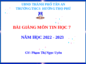Giáo án điện tử Tin học 7 bài 2 Chân trời sáng tạo: Hệ điều hành và phần mềm ứng dụng