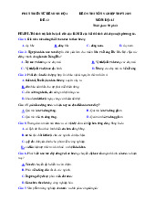 Đề thi thử tốt nghiệp THPT 2025 môn Địa lí bám sát đề minh họa - Đề 43
