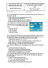 Olympic- KHTN  HH 2025 -Lop 6- Đề minh họa