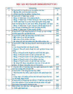 Bộ tài liệu ôn thi HSG Ngữ văn 7 phương pháp mới
