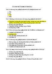 Trắc nghiệm Chương 6 - Kinh tế chính trị Mác-Lênin | Trường Đại học Công nghệ, Đại học Quốc gia Hà Nội
