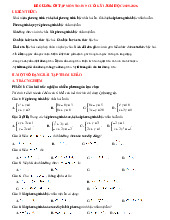 ĐỀ CƯƠNG MÔN TOÁN 9-Cuối HKI
