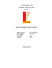 Báo Cáo Thực Tập Kỹ Thuật | Thực tập cơ bản | Trường Đại học Bách Khoa Hà Nội