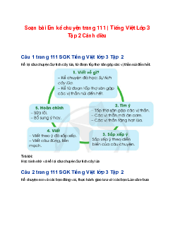 Soạn bài Em kể chuyện trang 111 | Tiếng Việt Lớp 3 Tập 2 Cánh diều