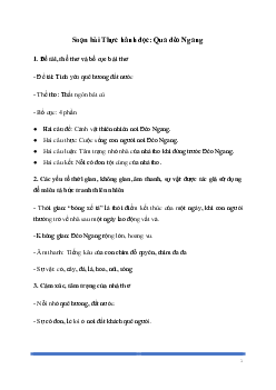 Soạn bài | Thực hành đọc: Qua đèo Ngang Ngữ Văn 8 | Kết nối tri thức