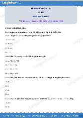 Đề thi giữa học kì II - Đề số 2 môn Toán lớp 7