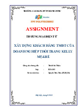 Phân Tích Xây Dựng Khách Hàng Cho Mẹ & Bé | Môn Thương mại điện tử - Trường Cao đẳng Thực hành FPT