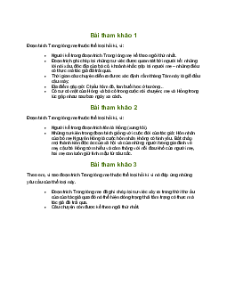 Vì sao đoạn trích Trong lòng mẹ thuộc thể loại hồi kí? | Cánh diều