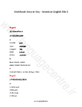 American English File 3 Workbook Answer Key - Tài liệu tổng hợp