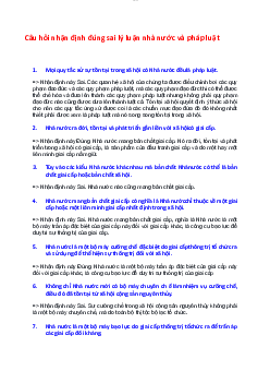 Lý luận nhà nước pháp luật