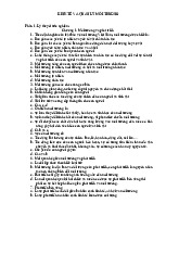 Đề cương trắc nghiệm ôn tập môn Kinh tế môi trường | Đại học Kinh tế Thành phố Hồ Chí Minh