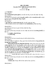 Bộ câu hỏi phát triển du lịch bền vững | Trường Đại học Khoa học Xã hội và Nhân văn, Đại học Quốc gia Thành phố Hồ Chí Minh
