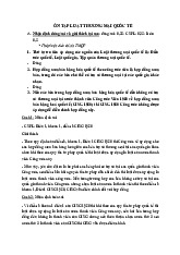 ÔN TẬP LUẬT TMQT: Nhận Định và Giải Thích về CISG 1980