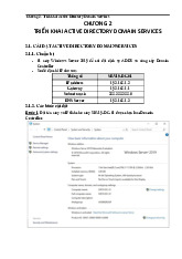 Chương 2. Triển khai Active Directory Domain Services môn Quản trị mạng máy tính | Học viện Công Nghệ Bưu Chính Viễn Thông