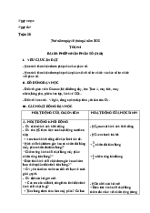 Giáo án phép nhân phân số | Toán 4