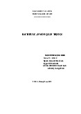 Nguyễn Trọng Hiếu - Thi Cuối Kỳ - Quản Trị Học - Tài liệu tham khảo | Đại học Hoa Sen