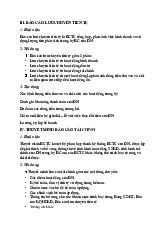 Báo cáo lưu chuyển tiền tệ và thuyết minh BCTC môn Nguyên lý kế toán   | Học viện Nông nghiệp Việt Nam