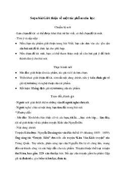 Soạn bài Giới thiệu về một tác phẩm văn học Kết nối tri thức