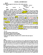 Tổng hợp tiếng anh cơ bản 2: Reading Comprehension | Học viện tài chính