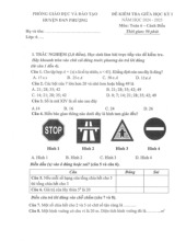 Đề giữa học kỳ 1 Toán 6 năm 2024 – 2025 phòng GD&ĐT Đan Phượng – Hà Nội