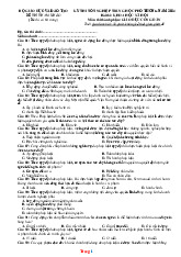 Đề Minh Họa GDCD 2024 Thi Tốt Nghiệp THPT Bộ GD&ĐT Có Đáp Án
