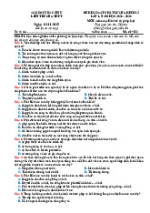 Đề KSCL Thi Tốt Nghiệp 2026 Môn Kinh Tế Pháp Luật Cụm Trường Bắc Ninh Lần 1 Có Đáp Án