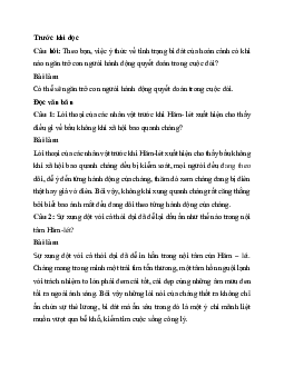 Soạn bài Sống, hay không sống - đó là vấn đề | Ngữ Văn 11 Kết nối tri thức