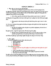 Bài tập chương 5 nội dung về thất nghiệp - Môn Kinh tế vĩ mô - Đại Học Kinh Tế - Đại học Đà Nẵng