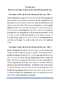 Văn mẫu lớp 6: Đoạn văn cảm nhận về nhân vật tôi trong Thương nhớ bầy ong (4 mẫu) - Chân Trời Sáng Tạo