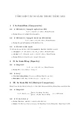 bÀI tập tiếng anh về thì và các kiến thức cơ bản