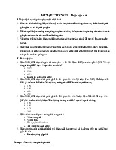 Bài tập chương 3 phần câu hỏi - Môn Kinh tế vĩ mô - Đại Học Kinh Tế - Đại học Đà Nẵng
