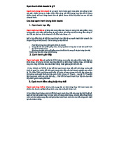 Cạnh Tranh Kinh Doanh: Hiểu Biết Về Các Loại Cạnh Tranh