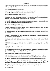 Đề cương Lịch sử đảng