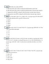TRẮC NGHIỆM CHƯƠNG 8 - Tài chính tiền tệ (Quiz) | Đại học Văn Lang
