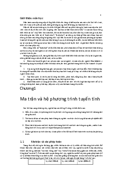 Giáo trình toán cao cấp