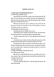 Bài 2 ra quyết định quản lý - môn Quản lý học | Đại học Kinh Tế Quốc Dân