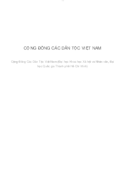 Tổng quan Cộng Đồng Các Dân Tộc Việt Nam | Dẫn luận ngôn ngữ | Đại học Khoa học Xã hội và Nhân văn, Đại học Quốc gia Thành phố HCM