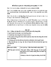 Đề thi giữa học kỳ 1 môn Hoạt động trải nghiệm lớp 7 năm học 2024 - 2025 - Đề số 2 | Bộ sách Chân trời sáng tạo