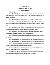 Câu hỏi ôn tập Triết học Mác Lênin  | Trường đại học Mở Hà Nội