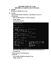 Bài thực hành số 1: Tìm hiểu các lệnh mạng cơ bản | Trường Đại học Công nghệ thông tin và Truyền thông Việt Hàn, Đại học Đà Nẵng