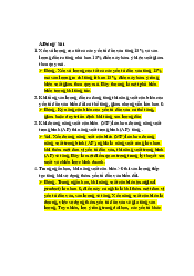 Câu hỏi ôn tập chương 5 Kinh tế vĩ mô | Đại học Lao động - Xã Hội