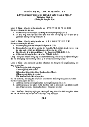 Đề thi Cấu trúc dữ liệu và giải thuật - Đề 3 | Trường Đại học CNTT Thành Phố Hồ Chí Minh