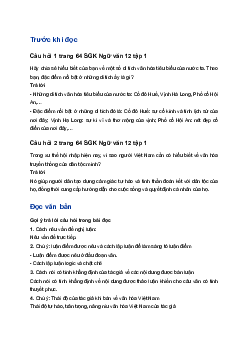 Soạn bài Nhìn về vốn văn hóa dân tộc | Ngữ Văn 12 Kết nối tri thức (Tập 1)