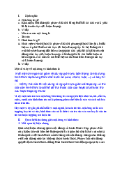 Cặp phạm trù nội dung và hình thức - Triết học Mác Lênin | Trường Đại học Luật, Đại học Quốc gia Hà Nội
