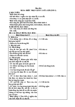Giáo án Đạo đức 2 sách Kết nối tri thức với cuộc sống (Cả năm) | Tuần 6