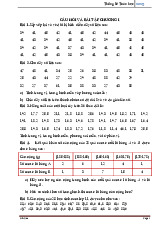 Câu hỏi và bài tập Chương 1 môn Toán thống kê | Trường Đại học Khoa học tự nhiên, Đại học Quốc gia Thành phố Hồ Chí Minh