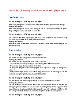 Soạn bài Lễ xướng danh khoa Đinh Dậu | Ngữ văn 8 sách Kết nối tri thức