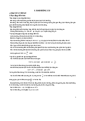 Tổng hợp Lý thuyết - Công thức dao động và sóng cơ | Đại học Sư Phạm Hà Nội