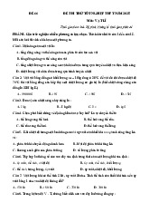 Đề thi thử tốt nghiệp THPT 2025 môn Vật lí bám sát đề minh họa - Đề 66